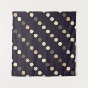 Polka Punkt nahtloses Muster. Schriftstruktur. Tex Wandteppich