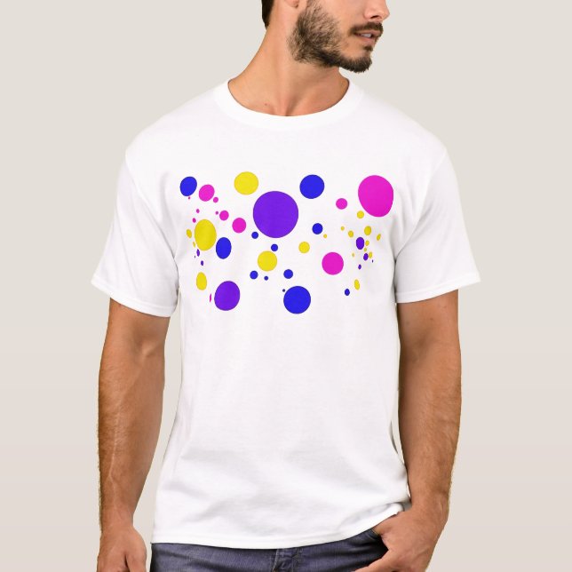 Polka-Punkt-Party T-Shirt (Vorderseite)
