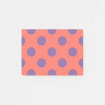 Polka-Punkte für Violette und lebende Korallen