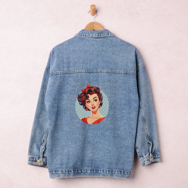 Polka-Punkte Jeansjacke (Hangar)