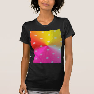 Polka Punkte Muster farbige Farben T-Shirt