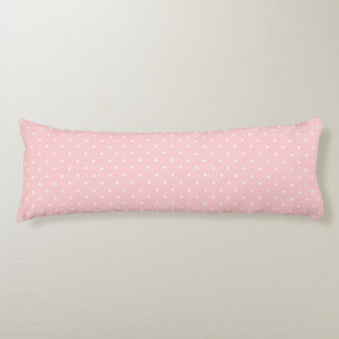 Polka Punkte Rosa schwarze und weiße Musterkugeln Seitenschläferkissen