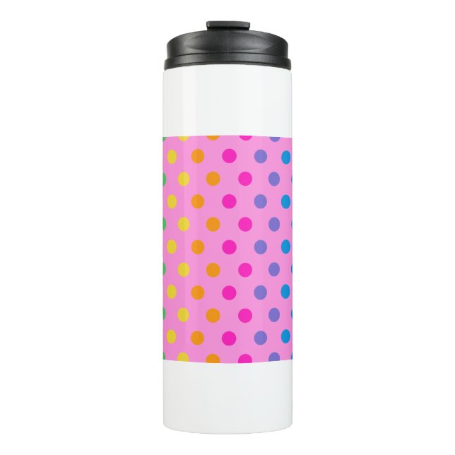 Polka-Punkte Thermosbecher (Vorderseite)