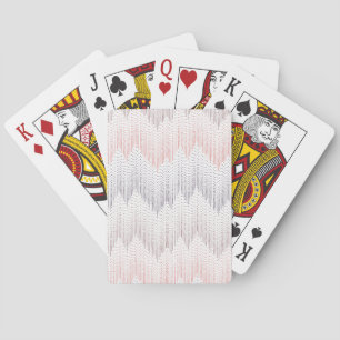 Polka punktiertes Bergspitze-Muster Spielkarten