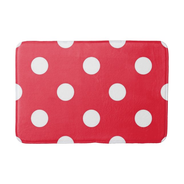 Polka-Punktmuster Badematte (Vorderseite)