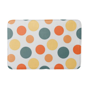 Polka-Punktmuster Badematte