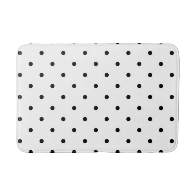 Polka-Punktmuster Badematte (Vorderseite)