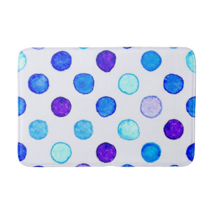 Polka-Punktmuster Badematte