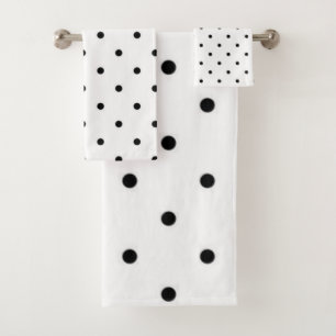 Polka-Punktmuster Badhandtuch Set