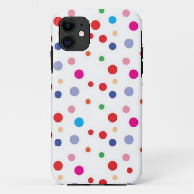 Polka-Punktmuster Case-Mate iPhone Hülle (Rückseite)