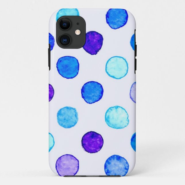 Polka-Punktmuster Case-Mate iPhone Hülle (Rückseite)