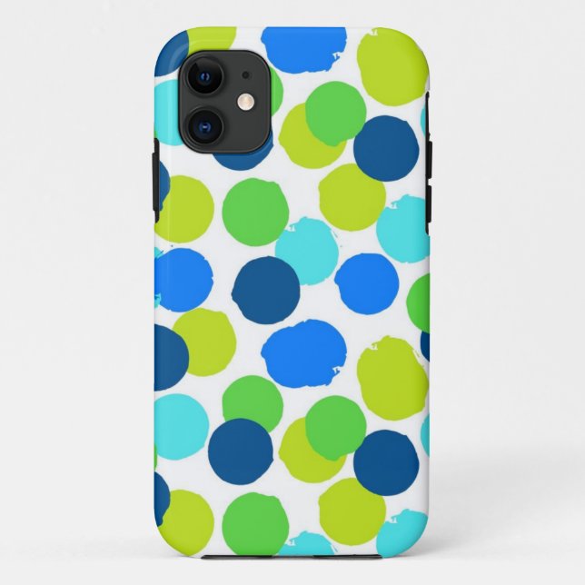 Polka-Punktmuster Case-Mate iPhone Hülle (Rückseite)