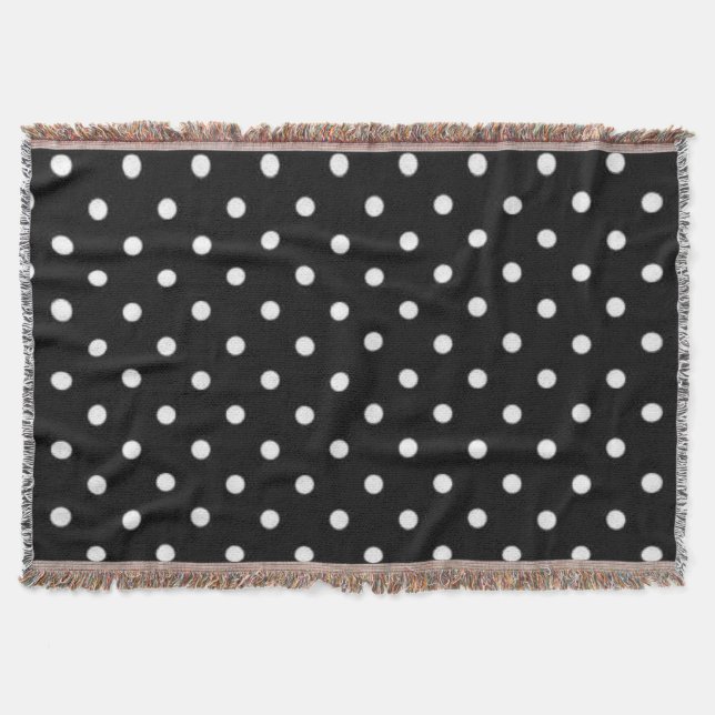 Polka-Punktmuster Decke (Vorderseite)