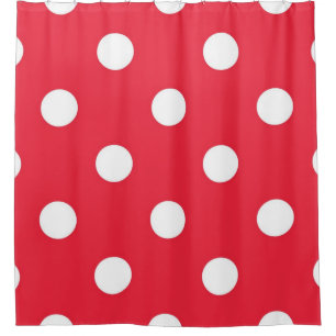 Polka-Punktmuster Duschvorhang