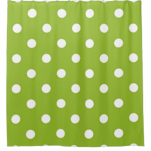 Polka-Punktmuster Duschvorhang