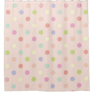Polka-Punktmuster Duschvorhang