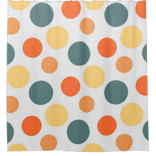 Polka-Punktmuster Duschvorhang