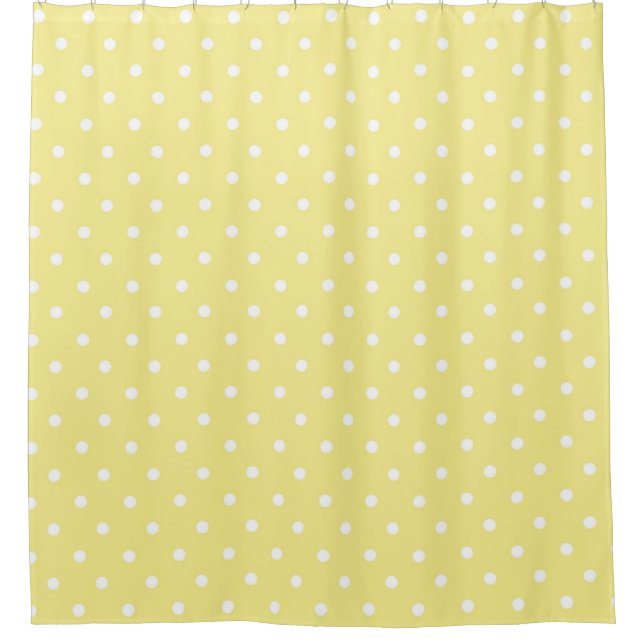 Polka-Punktmuster Duschvorhang (Vorderseite)
