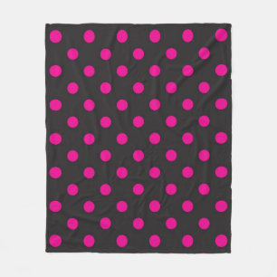 Polka-Punktmuster Fleecedecke