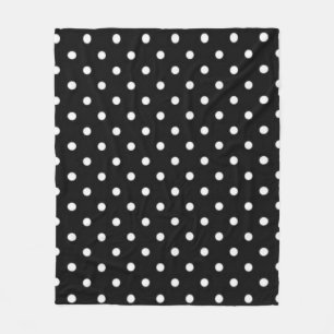 Polka-Punktmuster Fleecedecke