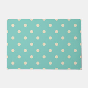 Polka-Punktmuster Fußmatte