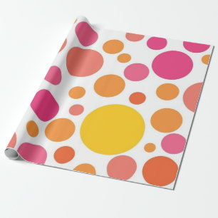 Polka-Punktmuster Geschenkpapier