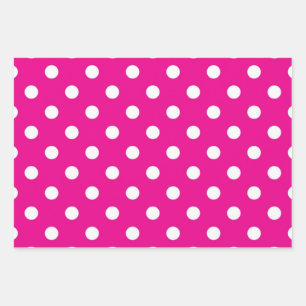 Polka-Punktmuster Geschenkpapier Set