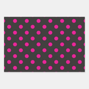 Polka-Punktmuster Geschenkpapier Set