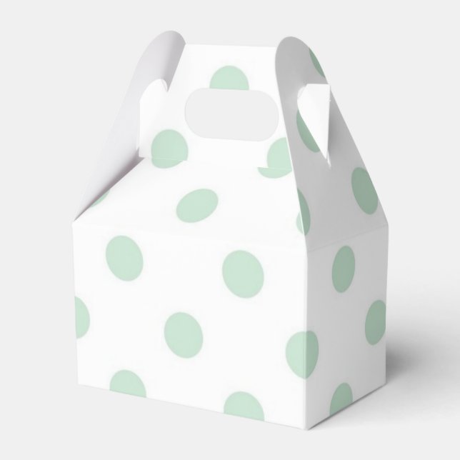 Polka-Punktmuster Geschenkschachtel (Vorderseite)