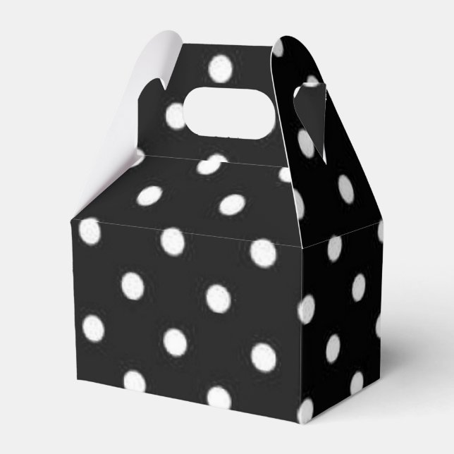 Polka-Punktmuster Geschenkschachtel (Vorderseite)
