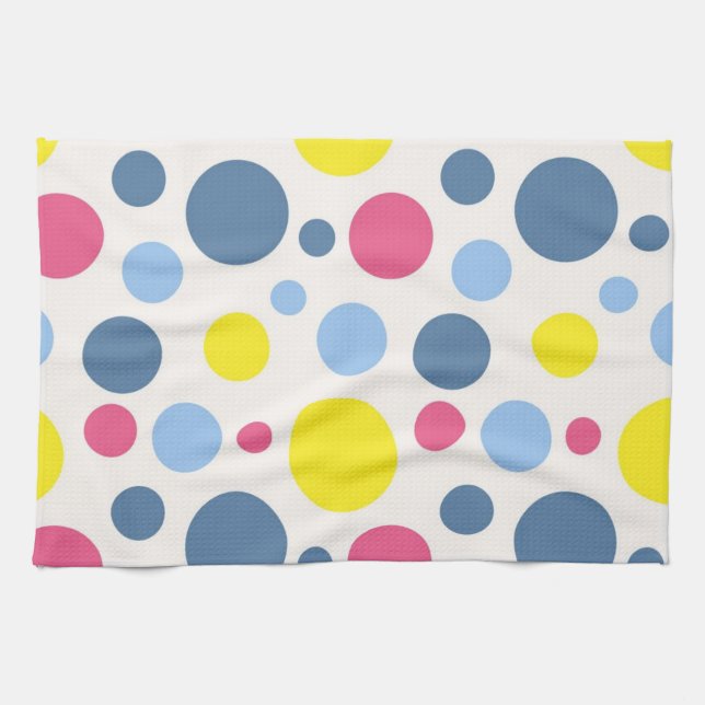 Polka-Punktmuster Geschirrtuch (Horizontal)