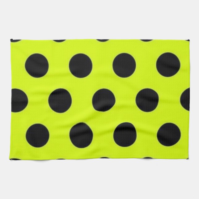Polka-Punktmuster Geschirrtuch (Horizontal)