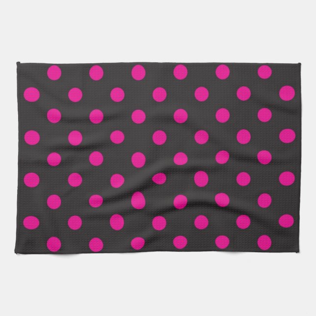 Polka-Punktmuster Geschirrtuch (Horizontal)