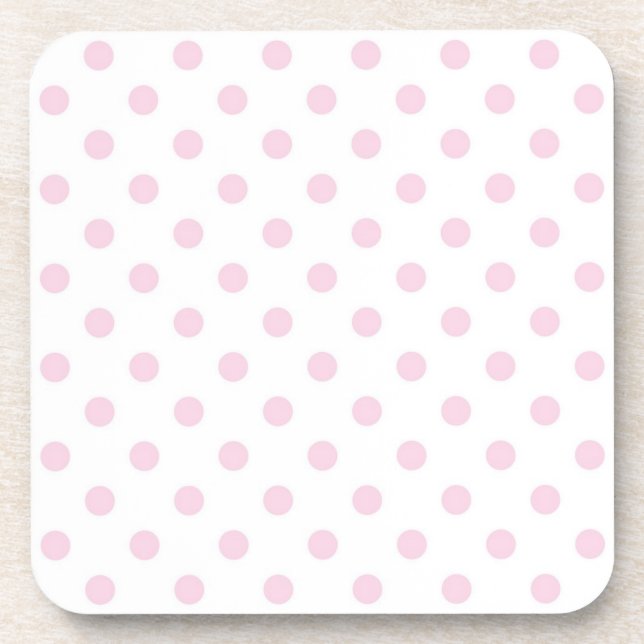 Polka-Punktmuster Getränkeuntersetzer (Vorderseite)