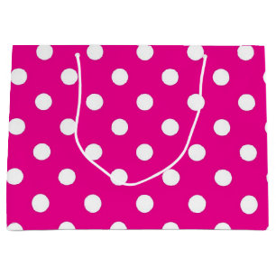Polka-Punktmuster Große Geschenktüte