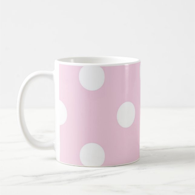 Polka-Punktmuster Kaffeetasse (Links)