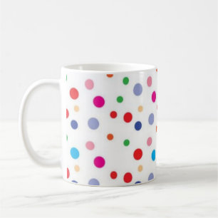 Polka-Punktmuster Kaffeetasse