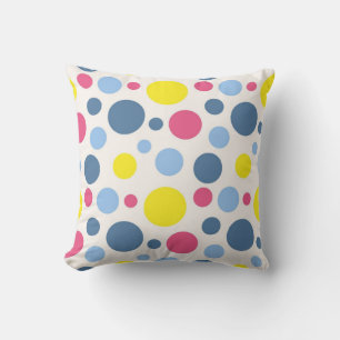 Polka-Punktmuster Kissen
