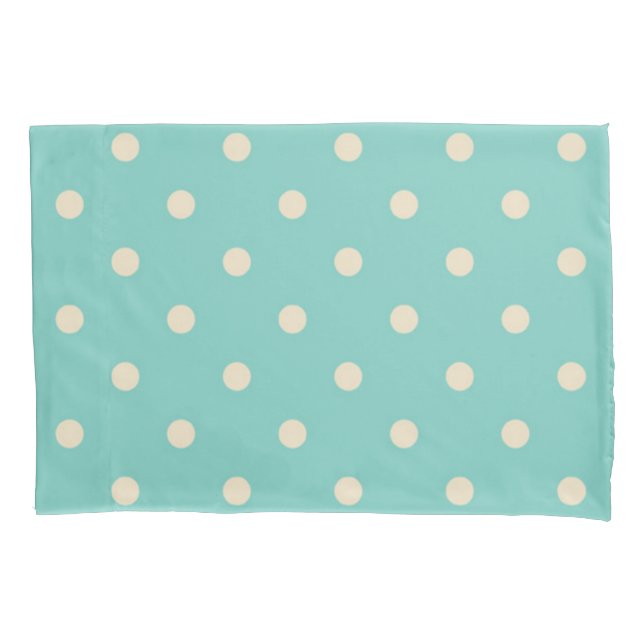 Polka-Punktmuster Kissenbezug (Vorderseite)