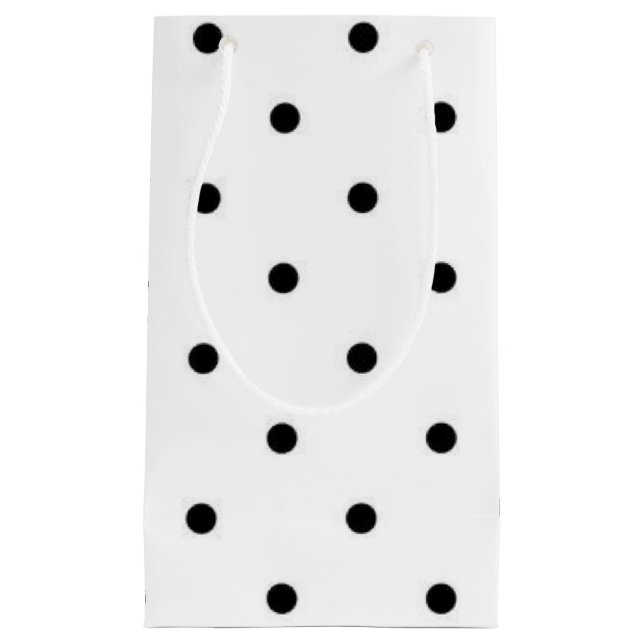 Polka-Punktmuster Kleine Geschenktüte (Vorderseite)