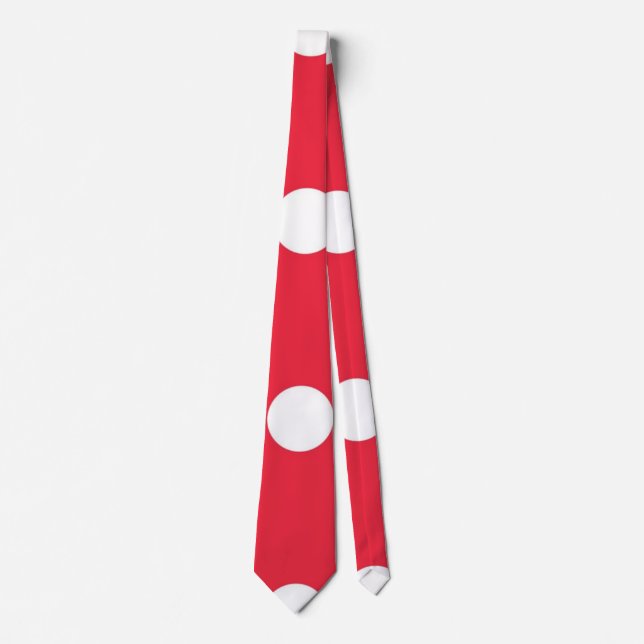 Polka-Punktmuster Krawatte (Vorderseite)