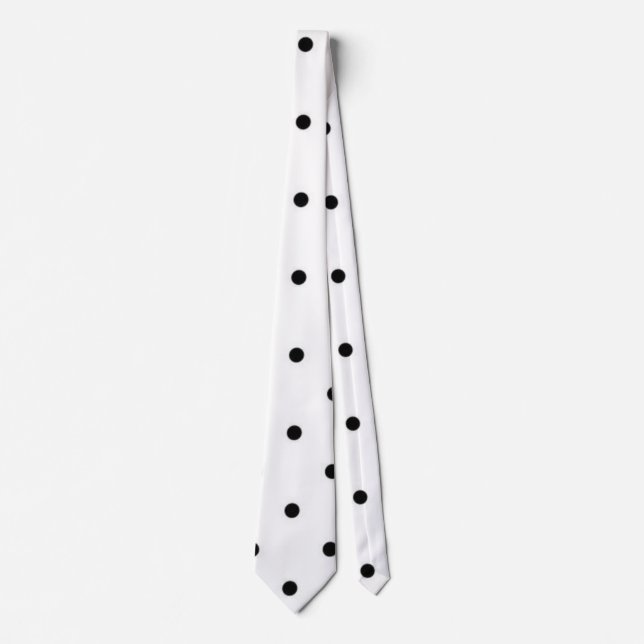 Polka-Punktmuster Krawatte (Vorderseite)