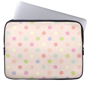 Polka-Punktmuster Laptopschutzhülle