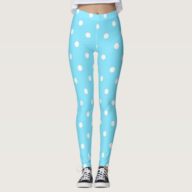 Polka-Punktmuster Leggings (Vorderseite)