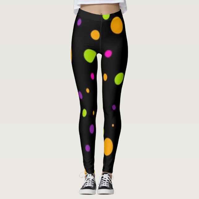 Polka-Punktmuster Leggings (Vorderseite)