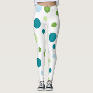 Polka-Punktmuster Leggings