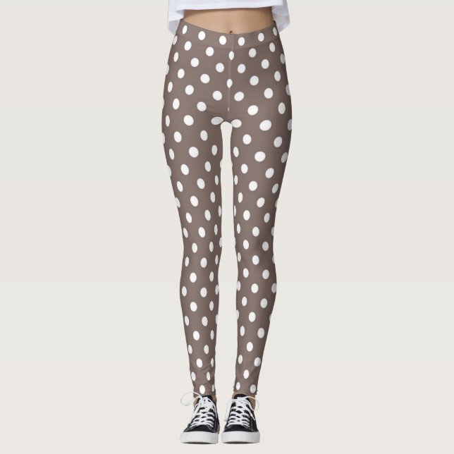 Polka-Punktmuster Leggings (Vorderseite)