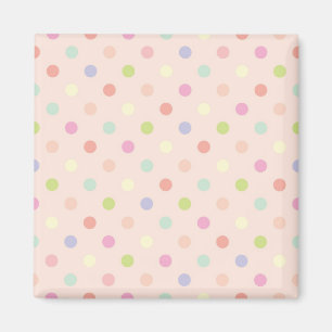 Polka-Punktmuster Magnet