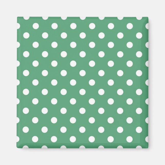 Polka-Punktmuster Magnet (Vorne)