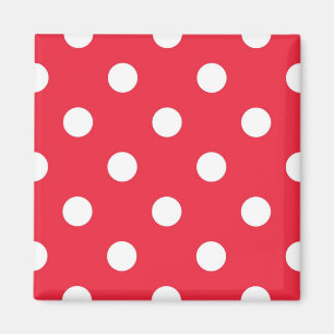 Polka-Punktmuster Magnet